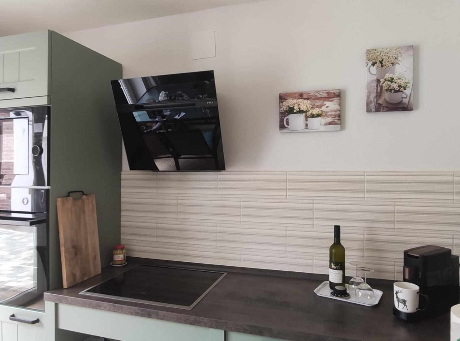 Ferienhaus Blaue Blume Mit 11 Kw Ladestation, Kamin, Terrasse, Eingezaeuntem Garten, Sauna, Wlan, Netflix, 2 Hunde Willkommen! 군터스베르게 외부 사진